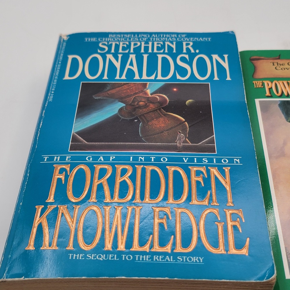 Stephen R. Donaldson Forbidden Knowledge & Power That Preserves Paperbacks Good - Picture 6 of 11